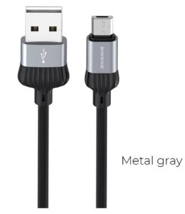MicroUSB BX28 ч-сер
