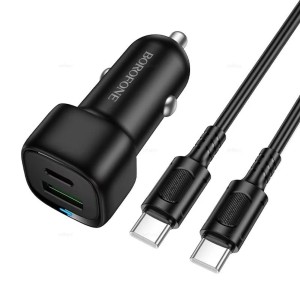 ЗУ Автомобильное Borofone BZ34A 1Type-C 3.0A PD20W+QC3.0
