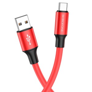 borofone-bx82-bountiful-charging-data-cable-usb-usbc-red
